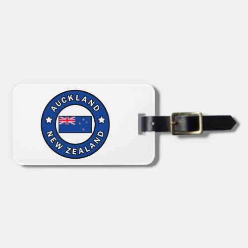 Auckland New Zealand Luggage Tag