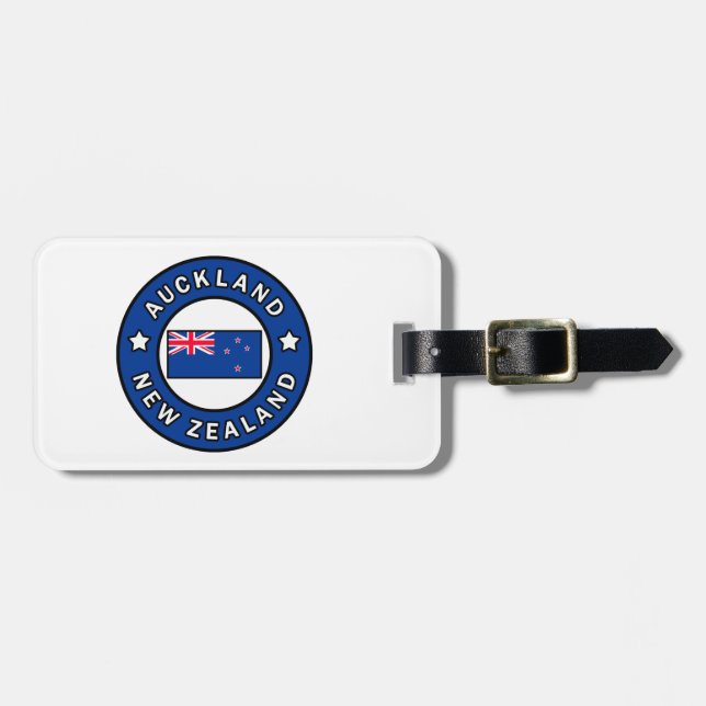 Auckland New Zealand Luggage Tag (Front Horizontal)