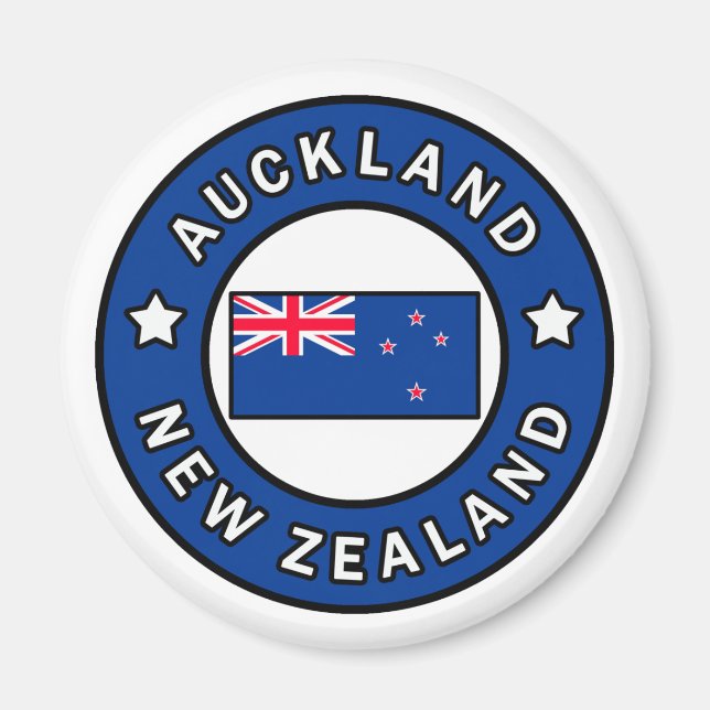 Auckland New Zealand Magnet (Front)