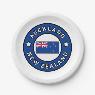 Auckland New Zealand Paper Plates