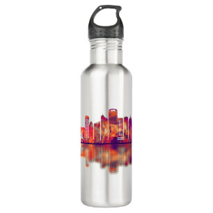 Auckland New Zealand Skyline Stainless Steel Water Bottle