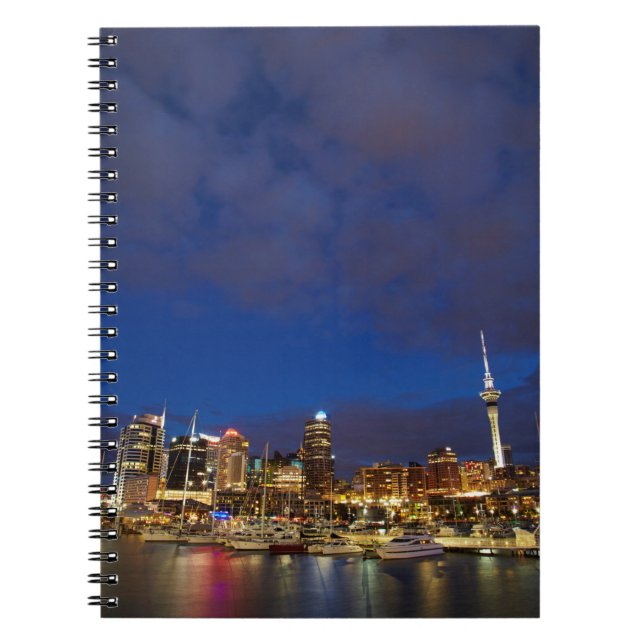 Auckland Night Skyline Notebook (Front)