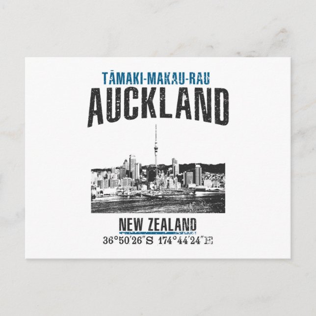 Auckland Postcard (Front)