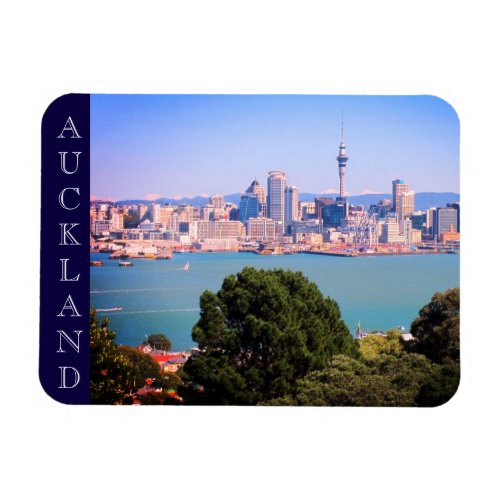 auckland skyline nz magnet