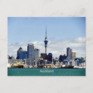 Auckland Skyline Postcard