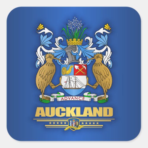 Auckland Square Sticker