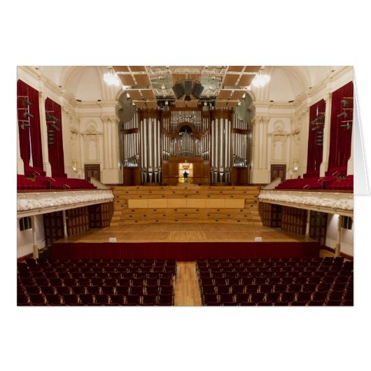 Auckland town hall organ cards (Front Horizontal)