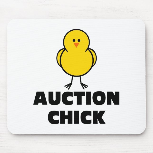 Auction Chick Mouse Pad (Front)