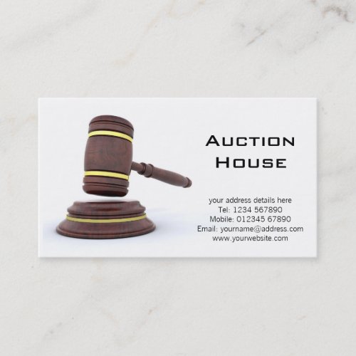 Auction House Business Card