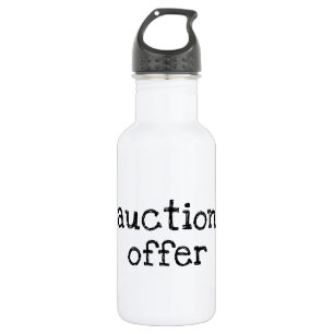 Auction Offer Water Bottle