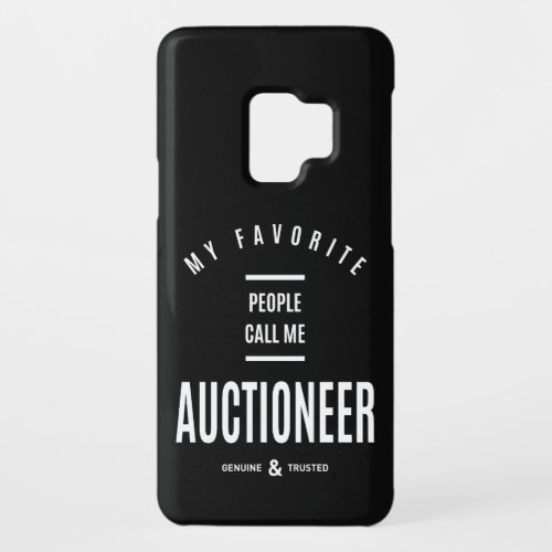 Auctioneer Work Job Title Gift Case_Mate Samsung Galaxy S9 Case