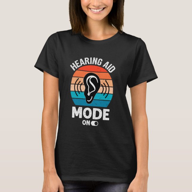 AuD Audiology Technician Design for Audiologists T-Shirt (Front)