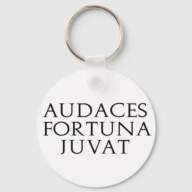 Audaces Fortuna Juvat Keychain (Front)