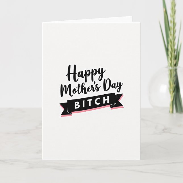 Audacious Mothers Day Message Card (Front)
