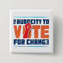 Audacity to Vote for Change Button