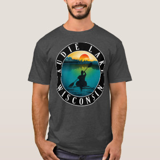 Audie Lake Wisconsin Kayaking T-Shirt