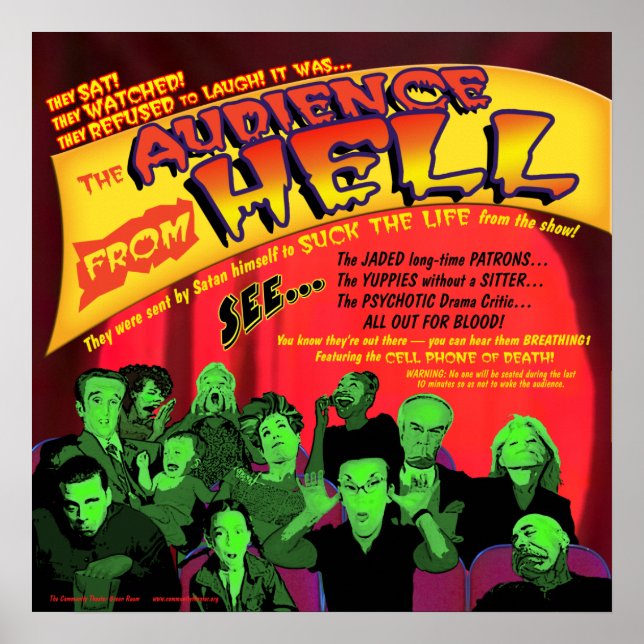 Audience From Hell Theater Poster (Front)