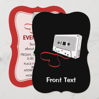 Audio Cassette Invitation