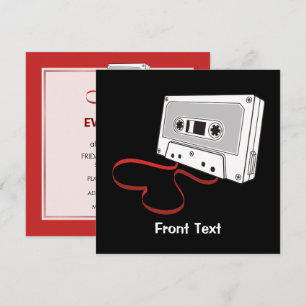 Audio Cassette Invitation