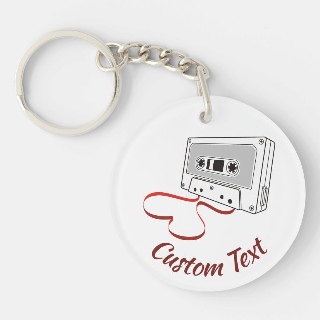 Audio Cassette Keychain (Front)