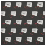 Audio Cassette Pattern Fabric