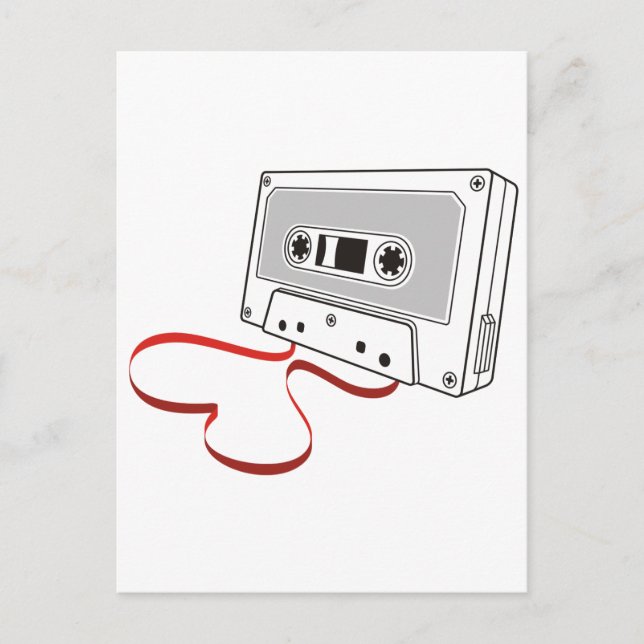 Audio cassette postcard (Front)