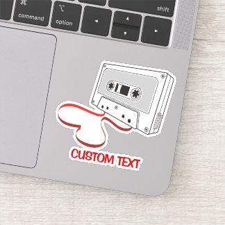 Audio Cassette Sticker