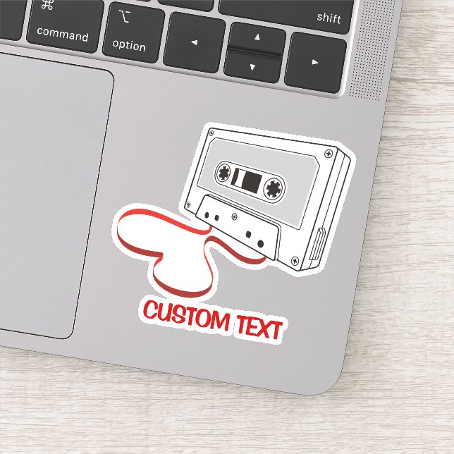 Audio Cassette Sticker (Detail)