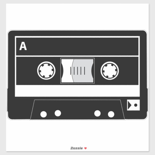 Audio cassette sticker (Sheet)