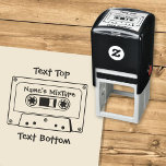 Audio Cassette Tape Self-inking Stamp