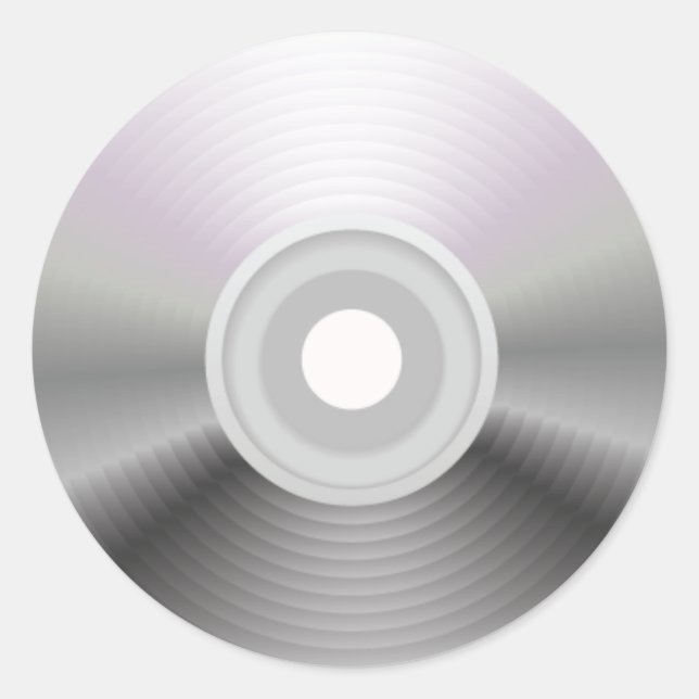 Audio CD Round Sticker (Front)