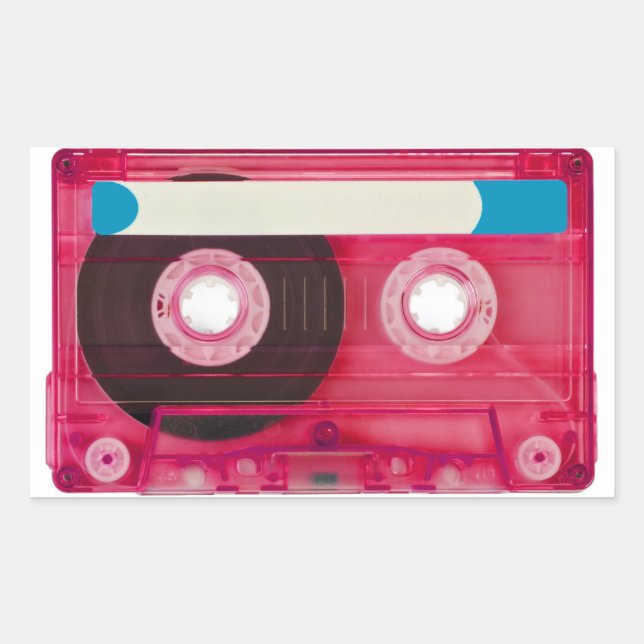 audio compact cassette rectangular sticker (Front)