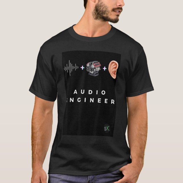 Audio Engineer Apparel T-Shirt (Front)