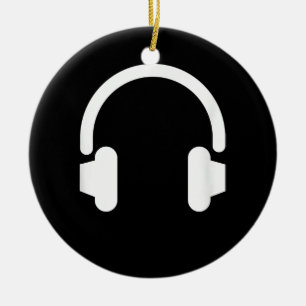 Audio Engineer Audiophile Dj Music Lover Headphone Ceramic Ornament