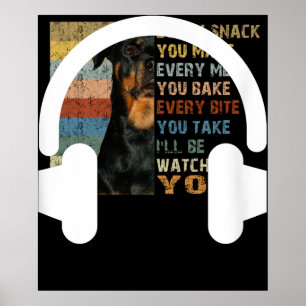 Audio Engineer Audiophile Dj Music Lover Headphone Poster