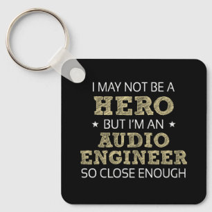 Audio Engineer Novelty Keychain
