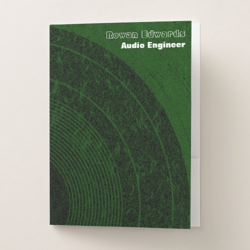 Audio Engineer Pocket Folder