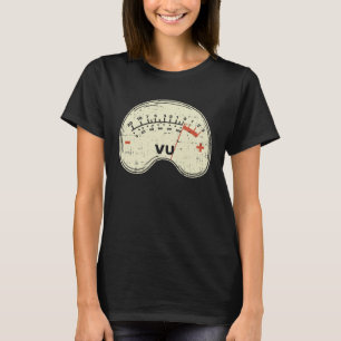 Audio Engineer Vu Meter for Audio Technician Sound T-Shirt
