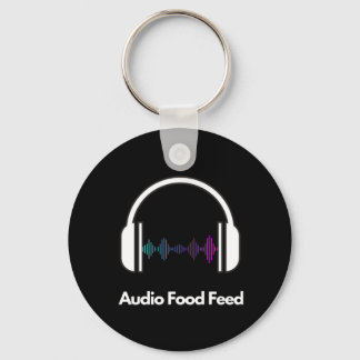 Audio Food Feed  Keychain