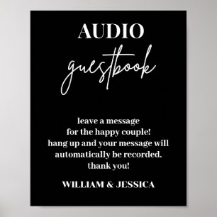 Audio Guestbook   Phone Message Guest Book Sign