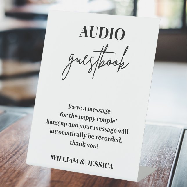 Audio Guestbook | Phone Message Guest Book Sign (Creator Uploaded)