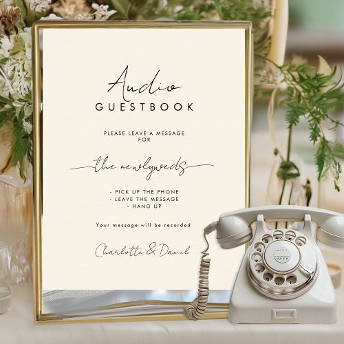 Audio Guestbook  Phone Message Guest Book Sign