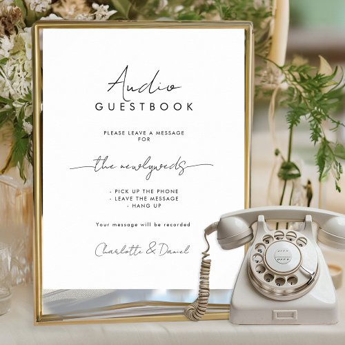 Audio Guestbook  Phone Message Guest Book Sign