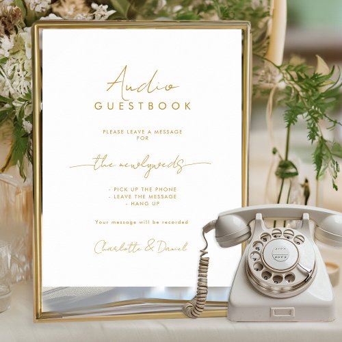 Audio Guestbook  Phone Message Guest Book Sign