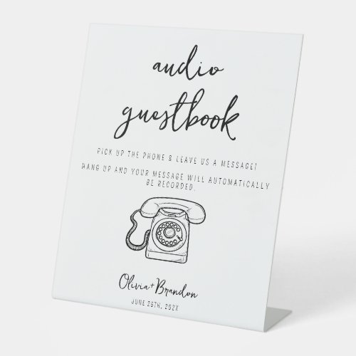 Audio Guestbook Sign vintage phone