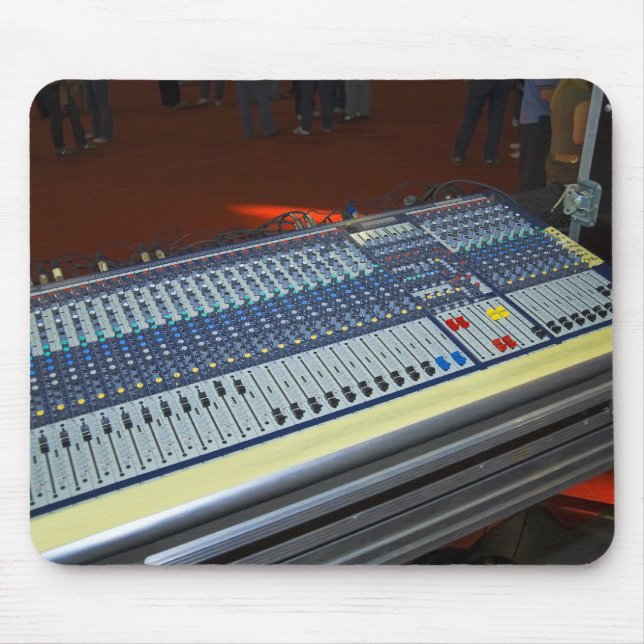 audio mixing console - sound board mouse pad (Front)