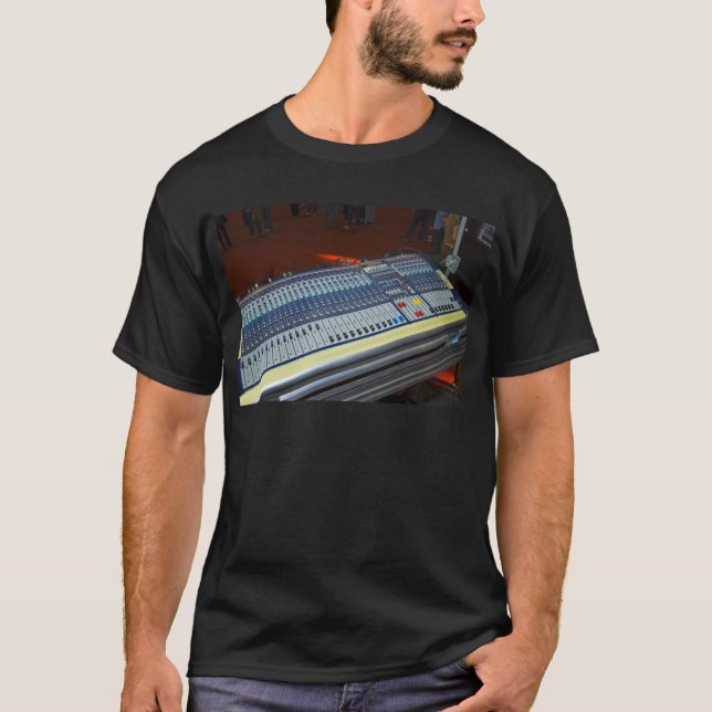 audio mixing console - sound board T-Shirt (Front)