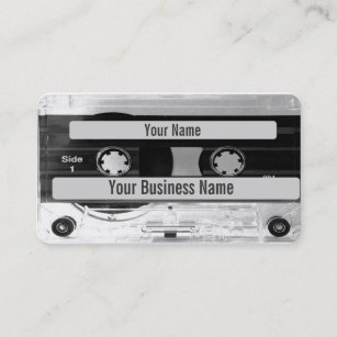 Audio Music Cassette Tape (2 Sides) Business Card