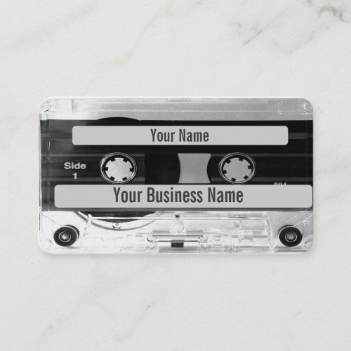 Audio Music Cassette Tape 2 Sides Business Card