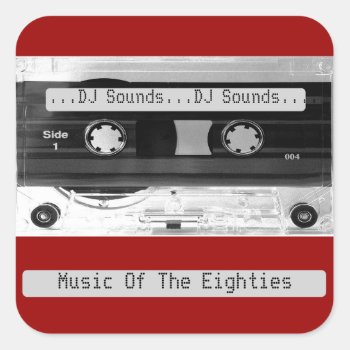 Audio Music Cassette Tape Sheet Of Stickers by DigitalDreambuilder at Zazzle